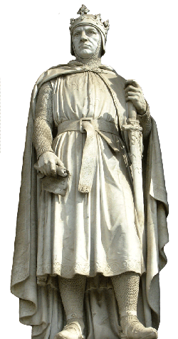 Napoli - statua di re Carlo I d'Angiò
