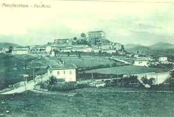  Propriet Casa d'Alessandro - Panorama di Pescolanciano del 1900