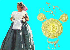 Costume da sposa e monile Albanese - Si ringrazia  www.guzzardi.it per la concessione delle immagini  