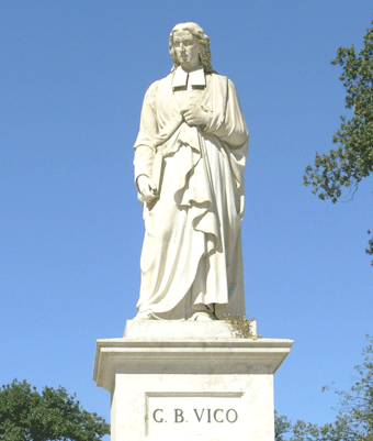 Napoli - statua di Giambattista Vico