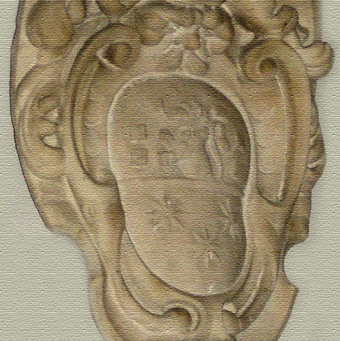  Napoli - stemma famiglia Dentice delle Stelle